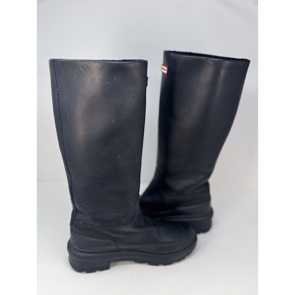 Hunter x Killing Eve Women Chasing Boots Black Leather Tall Limited Edition US 8 - Picture 5 of 8